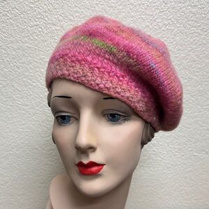 Hand Knit Wool Beret